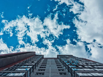 Low angle view of building against sky