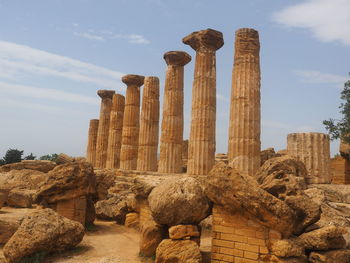 Old ruins against sky