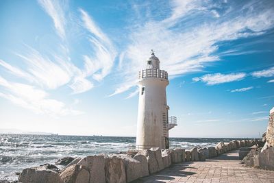 Irago cape lighthouse at tahara, jp