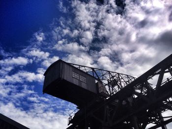 Low angle view of cloudy sky