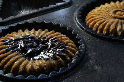 Close-up of cupcakes