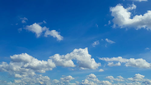 Low angle view of clouds in sky
