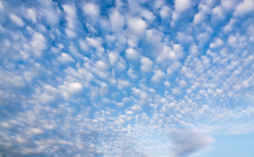 Low angle view of clouds in sky