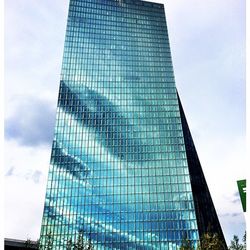 Low angle view of modern building