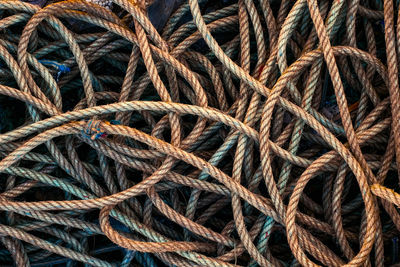 Full frame shot of rope