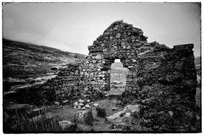 Old ruins against sky