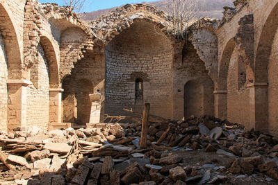 View of old ruins