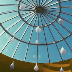 Low angle view of ceiling