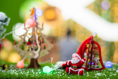 Close-up of christmas decoration