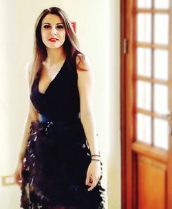 Portrait of a beautiful young woman