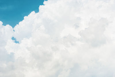 Low angle view of clouds in sky