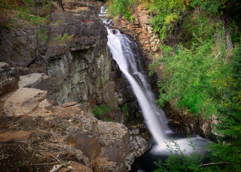 Waterfall in forest