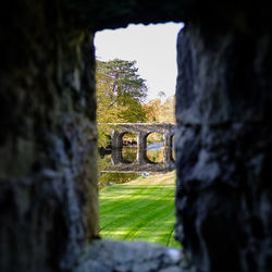View of old ruin building