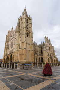 Gothic cathedral of leon in spain 