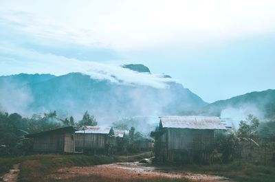 Village of denom atukbin, oksibil, pegunungan bintang, papua.