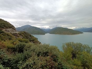 Zhinvali reservoir near to tblisi in georgia