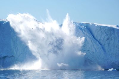 Panoramic view of sea against sky