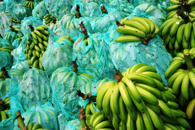 Full frame shot of fruits for sale in market