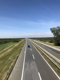 View of highway against sky