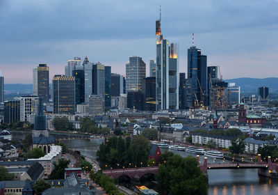 Cityscape against sky