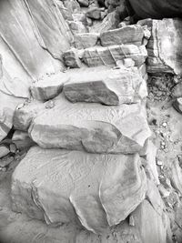 Close-up of stone wall