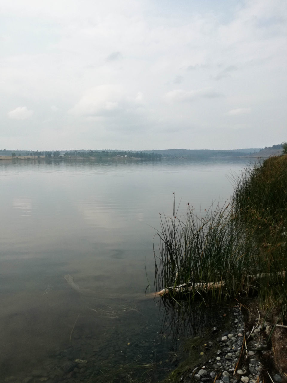 VIEW OF LAKE AGAINST SKY