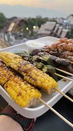 Close-up of food in plate