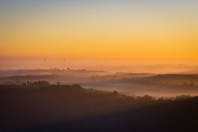 Misty Sunset