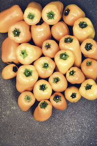 High angle view of tomatoes