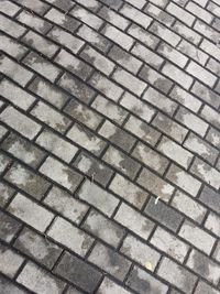 Full frame shot of cobblestone