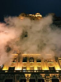 Aerial view of city against sky