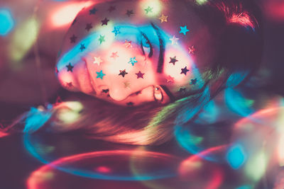 Close-up portrait of woman