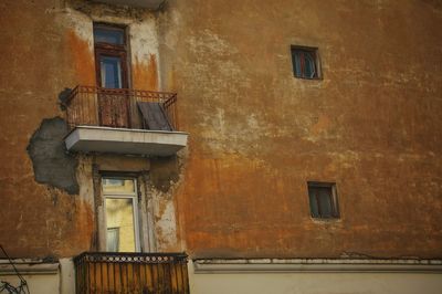 Low angle view of old building