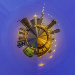 Low angle view of ferris wheel