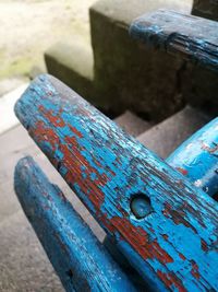 Close-up of rusty metal