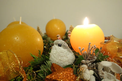 Close-up of christmas decoration