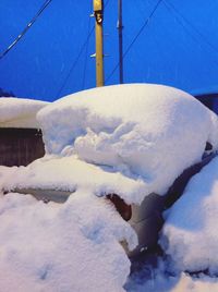 Snow covered landscape