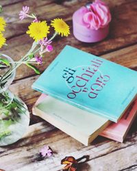 Close-up high angle view of flowers