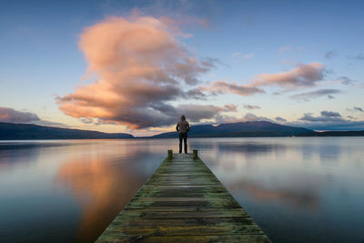 Pier at sunset