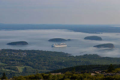 Scenic view of landscape against sky