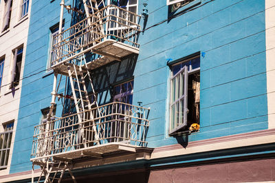 Low angle view of apartment building