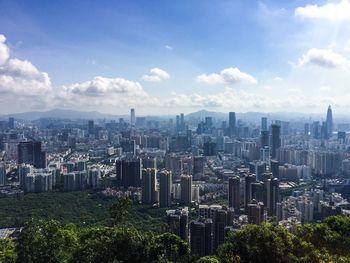 View of cityscape against sky