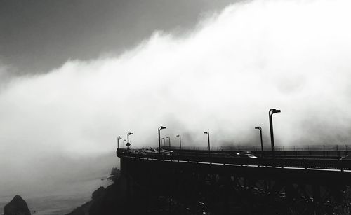 Scenic view of bridge against sky