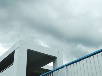 Low angle view of building against sky