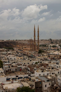 Panorama od old town , mountains of sharm el sheikh. egypt.