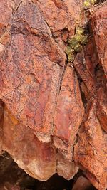 Full frame shot of rock formation