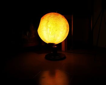 Lamp post at night