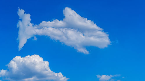 Low angle view of clouds in sky