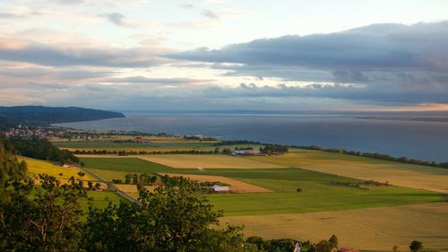 Scenic view of landscape against sky