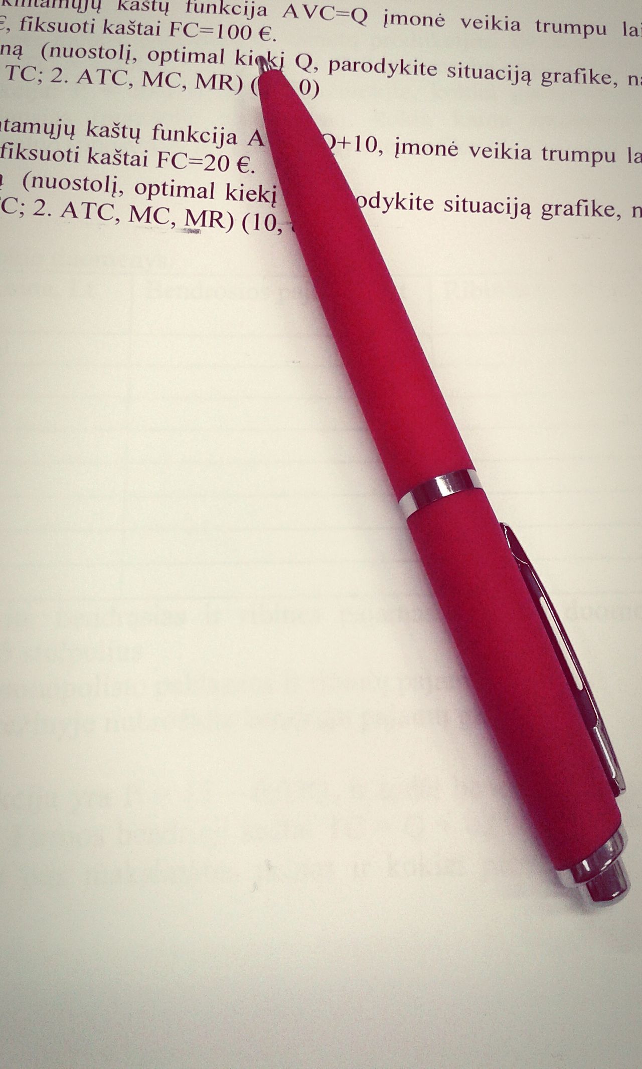 Red pen